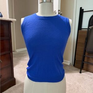 J. Crew Royal Blue Cashmere Sweater Tank
